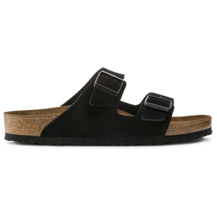 Birkenstock Arizona - Suede Leather Black