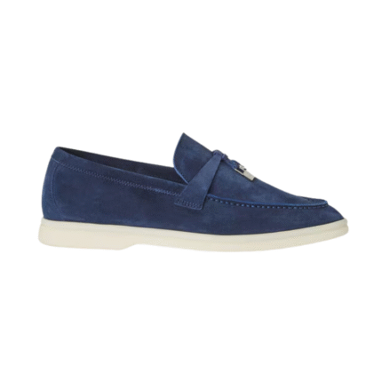 Loro piana Summer Charms Walk Navy Loafer