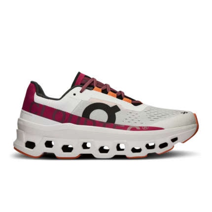 On Running Cloudmonster White/Pink
